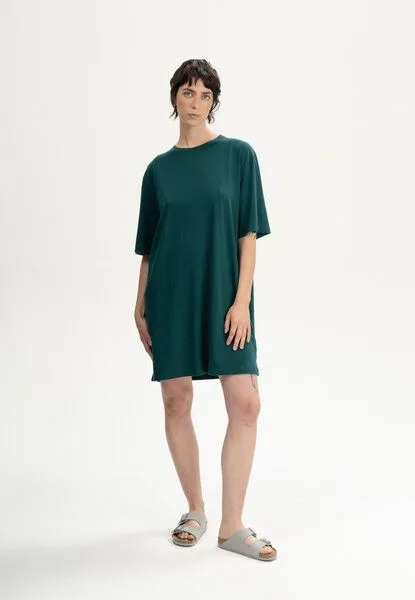 MELA Oversized T-Shirt Kleid Style BAASU | von MELA | Fairtrade & GOTS zertifiziert, Tiefsee, – Produktbild 1 von 3