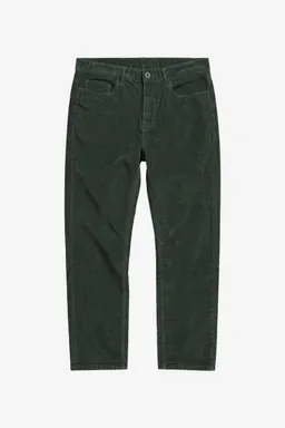 KnowledgeCotton Apparel KnowledgeCotton Apparel Herren vegan Hose Oak Regular Cord Forest Night Grün – Produktbild 1 von 1