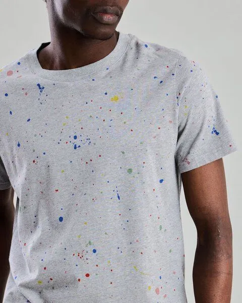 Brava Fabrics Brava Fabrics Splash Paint T-Shirt, Grau, – Produktbild 2 von 4