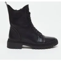 AGAZI AGAZI Damen vegan Stiefel Edi Schwarz – Produktbild 1 von 1