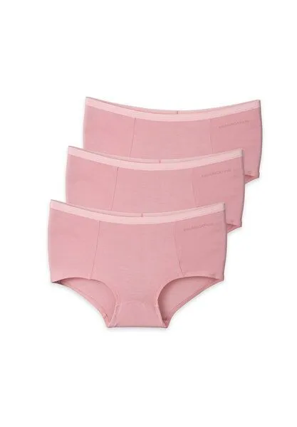 ORGANICATION ORGANICATION BLAIRE | Boyshorts Panty aus Bio-Baumwolle und TENCEL Modal im 3er-Pack, Dusty pink, – Produktbild 1 von 4