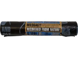 Wildplastic Wildplastic Müllbeutel "Wildbag" 120 l, Stärke: 35 µ, aus Recyclingkunststoff, 10 Stk. – Produktbild 1 von 1