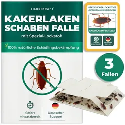 Silberkraft Silberkraft Kakerlaken/Schaben Falle mit Spezial-Lockstoff – Produktbild 1 von 1