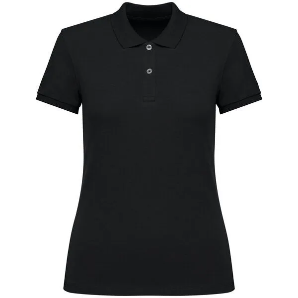 Greenspired Greenspired Umweltfreundliches Poloshirt aus Pikeetrikot 220g/m² XS-XXL, Schwarz, – Produktbild 1 von 1