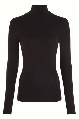 king louie king louie Rollkragenshirt - Rollneck Top Uni Rib - Weiches Rollkragenshirt aus geripptem Jersey – Produktbild 1 von 1