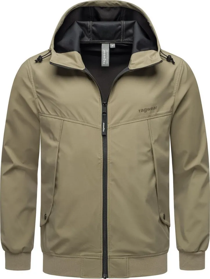ragwear ragwear Outdoorjacke Tyller Bonded Wasserdichte und atmungsaktive Übergangsjacke, Grün, – Produktbild 2 von 4