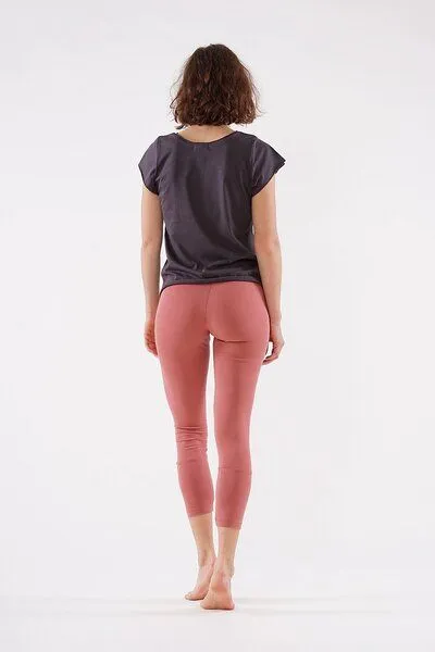YOIQI YOIQI Shirt mit kurzem Arm aus biologischer Baumwolle, Schiefer(grau-braun), – Produktbild 1 von 3