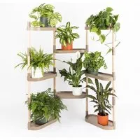 CitySens CitySens Blumenregal mit 8 Ablagen, Rinde, – Produktbild 1 von 1