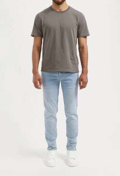 MUD Jeans MUD Jeans Jeans Regular DUNN Low Tapered Comfort aus einem Mix aus Bio-Baumwolle und recycelter Baumwolle (light aged) – Produktbild 1 von 5