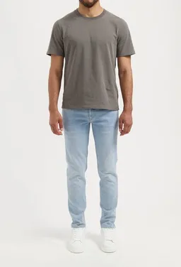 MUD Jeans MUD Jeans Jeans Regular DUNN Low Tapered Comfort aus einem Mix aus Bio-Baumwolle und recycelter Baumwolle (light aged) – Produktbild 1 von 1
