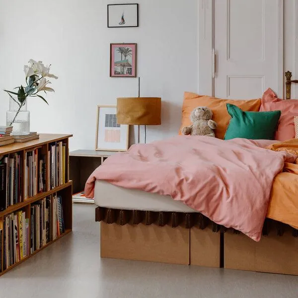 ROOM IN A BOX ROOM IN A BOX Bettdeckenbezug Bio-Baumwolle, Rosa, – Produktbild 3 von 4