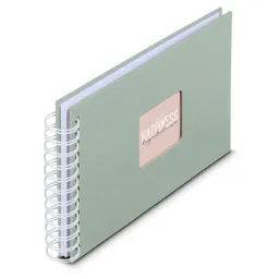 Hama Hama Spiral-Album "Fine Art", 24x17 cm, 50 weiße Seiten, Salbei – Produktbild 1 von 1