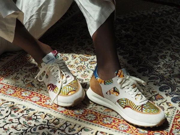 PANAFRICA PANAFRICA Arusha - Unisex Recycling Sneaker, Ivoire (weiss), – Produktbild 4 von 4