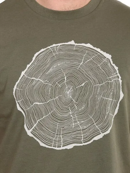 Life-Tree Life-Tree Organic Fairwear Shirt Men Khaki BigSlice, Gelb, – Produktbild 2 von 4