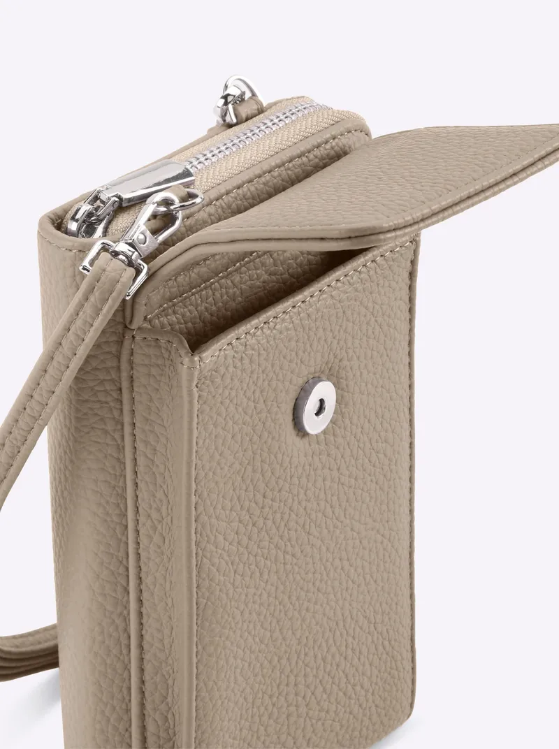 heine Handy-Tasche taupe, Taupe, – Produktbild 2 von 2