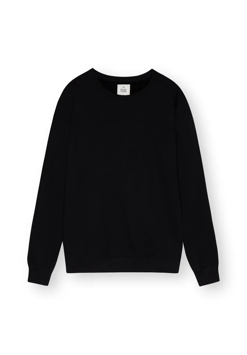 THOKKTHOKK ThokkThokk Herren vegan Pullover Schwarz, Schwarz, – Produktbild 1 von 2