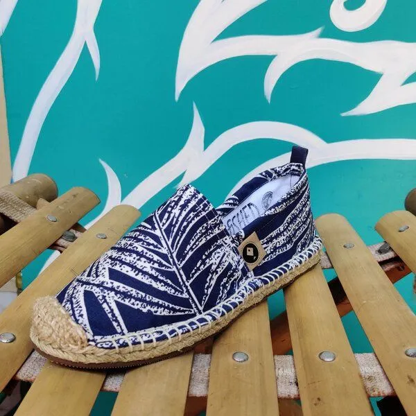 REFISHED fair fashion REFISHED fair fashion Espadrilles 'HAPPINESS' (Leaf) – Produktbild 2 von 2