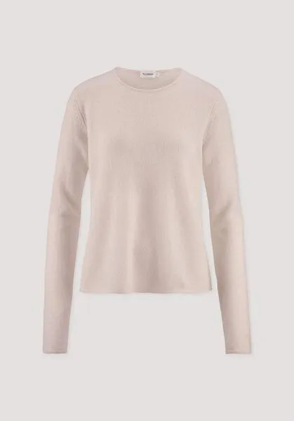 hessnatur hessnatur Strick Pullover Regular BETTER RECYCLING aus reinem Kaschmir, Rosé, – Produktbild 4 von 4