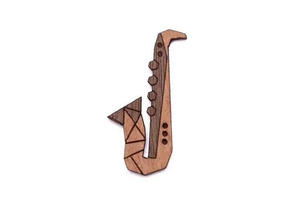 BeWooden BeWooden Saxophon Holzbrosche – Produktbild 1 von 4