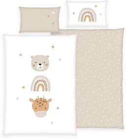 Baby Best Baby Best Babybettwäsche Little Friends, Renforcé, 2 teilig, mit liebevollem Motiv – Produktbild 1 von 1