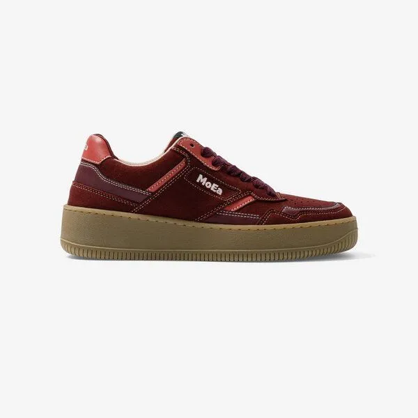MoEa MoEa Sneakers GEN1 - Grapes Suede Wine, Red, – Produktbild 1 von 4
