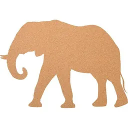 Kork-Deko Kork-Deko Elefant als Pinnwand aus Kork XXL ca. 80x50 cm – Produktbild 1 von 1