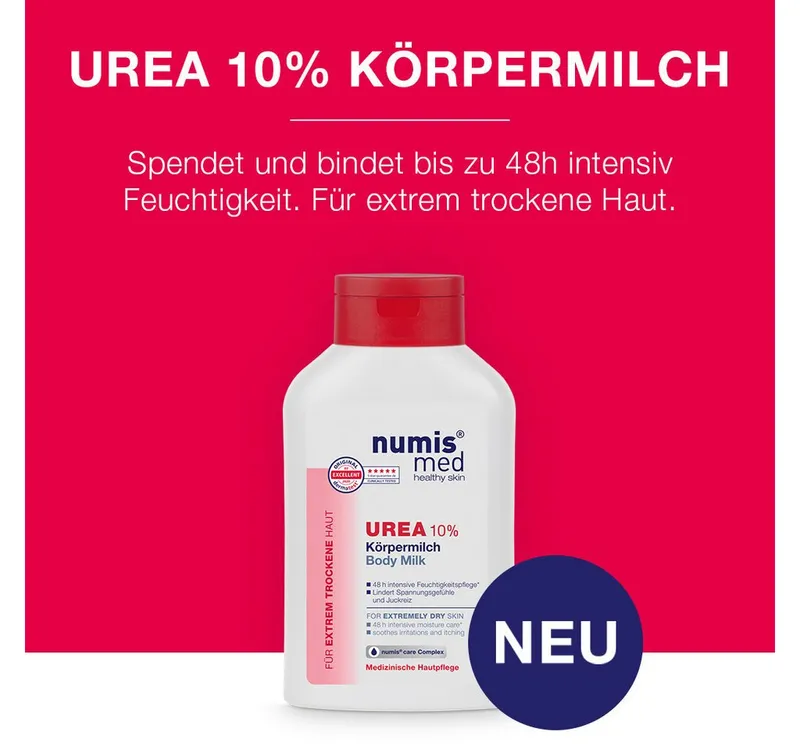 Numis Med Numis Med Bodylotion Körpermilch 10% Urea für extrem trockene Haut - Bodylotion 1x 300 ml, 1-tlg. – Produktbild 3 von 5
