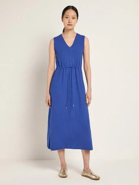 LANIUS LANIUS Maxikleid (GOTS) aus Bio-Baumwolle, Electric blue, – Produktbild 3 von 3