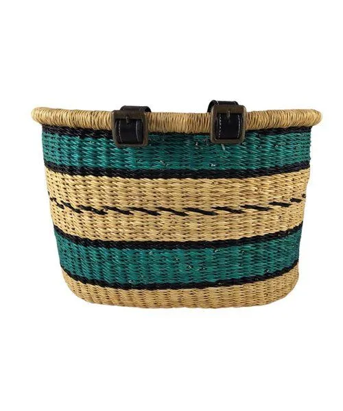 Maishameanslife Maishameanslife Fair Trade Fahrradkorb - Dagere / Kambo / Kule / Nimpeni / Tombe - Handgewebt – Produktbild 2 von 8