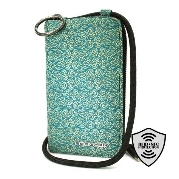 Seegarn Seegarn-Täschle / 2in1 Handy-Tasche und Geldbeutel (MB24), K3 - kordel schwarz, – Produktbild 2 von 5