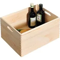 Kesper KESPER Aufbewahrungskiste aus Kiefernholz, mit Griffen, 40 x 30 x 23 cm – Produktbild 1 von 1