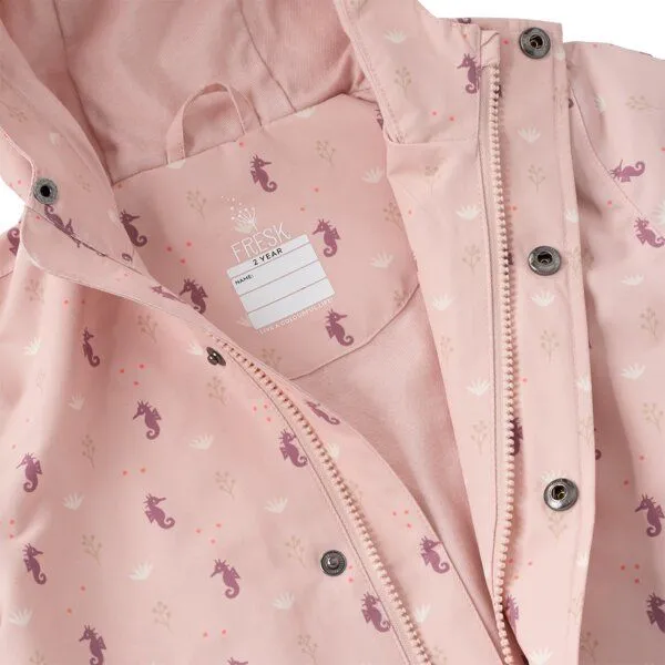 Fresk Regenjacke für Kinder – recyceltes Polyester, mit Kapuze –6 Jahre, Seahorse, – Produktbild 4 von 4