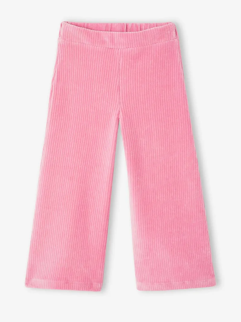 Vertbaudet Weite Mädchen Cordhose, Rosa, – Produktbild 1 von 2