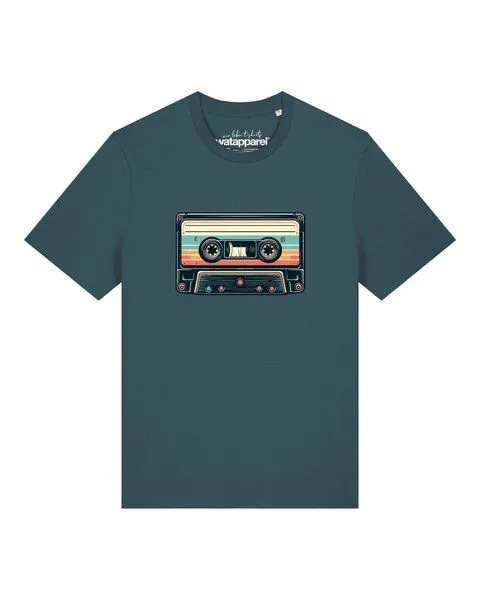 watapparel watapparel T-Shirt Unisex Retro Kassette, Stargazer, – Produktbild 1 von 2