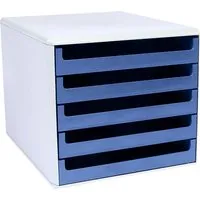 Schubladenbox "La Natura" mit 5 Schubladen blau – Produktbild 1 von 1