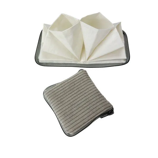Bridge&Tunnel Bridge&Tunnel Schmucketui Cord, Grau, – Produktbild 2 von 3