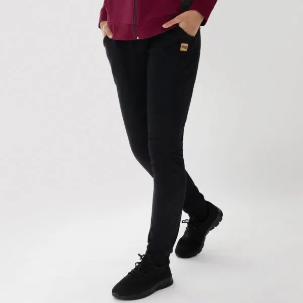 TAO Sportswear TAO Sportswear Warme Damen Jogginghose ELFI aus Bio-Baumwolle, Türkis, – Produktbild 3 von 8