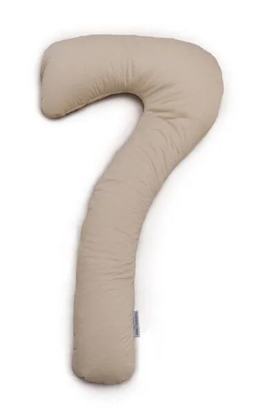 Theraline Theraline my7 Still-und Seitenschläferkissen Bamboo Collection mit Bio-Baumwolle und Bambus, Cappuccino, – Produktbild 2 von 4
