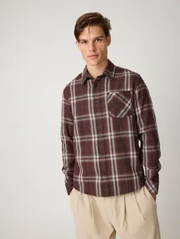 KnowledgeCotton Apparel KnowledgeCotton Apparel Klassisches Flanellhemd DUNE mit Karomuster aus Bio-Baumwolle – Produktbild 1 von 1