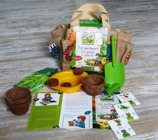 Aries Aries Bio Gartenset für junge Entdecker in der Jutetasche – Produktbild 3 von 4