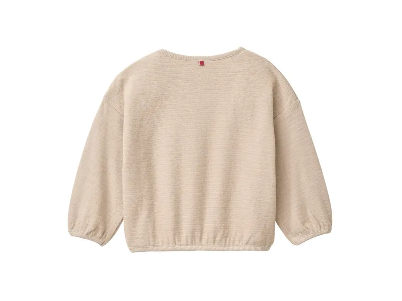 People Wear Organic People Wear Organic Sweat-Pullover dunkelsand Gr. 74/80 – Produktbild 2 von 2