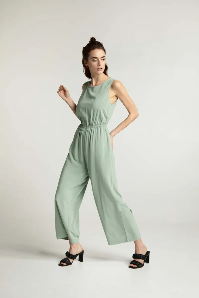 Lovjoi LOVJOI Damen vegan Jumpsuit Staine Farngrün, Hellgrün, – Produktbild 2 von 2