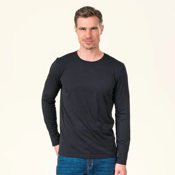 Living Crafts Living Crafts Langarm-Shirt - TERIK, Black (schwarz), – Produktbild 1 von 3
