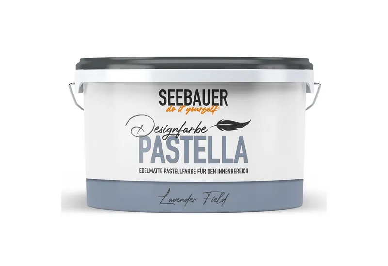 SEEBAUER diy Wandfarbe Design-Pastellfarbe PASTELLA, Edelmattes Finish, Blau, – Produktbild 1 von 1