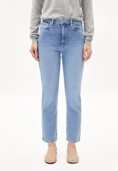 ARMEDANGELS ARMEDANGELS LEJAANI Damen Slim Jeans Bio-Baumwoll Mix X-Stretch, Blue, – Produktbild 1 von 4
