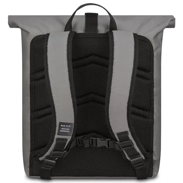 BOJE11 BOJE11 Rucksack aus alten Fischernetzen und recyceltem Plastik, Asphalt (grau), – Produktbild 4 von 5