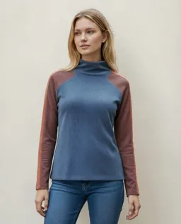 körber mode körber mode Rollkragenpullover Turtle Neck Bio Nicki kuschlig im Materialmix – Produktbild 1 von 1