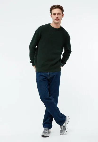 Givn Berlin Givn Berlin Strickpullover GBBRENDAN loose Fit aus Bio-Baumwolle, Grün, – Produktbild 3 von 4