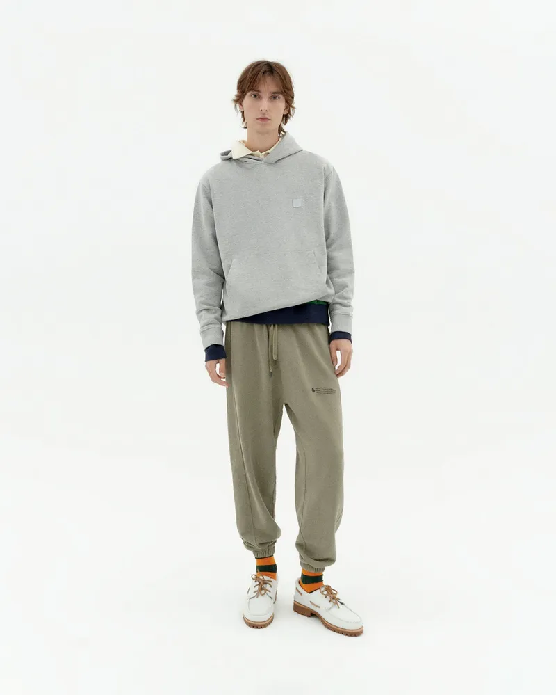 thinking mu Thinking MU Herren vegan Sweatshirt Mit Kapuze Simon Contrast Sun Grau, Grau, – Produktbild 1 von 2