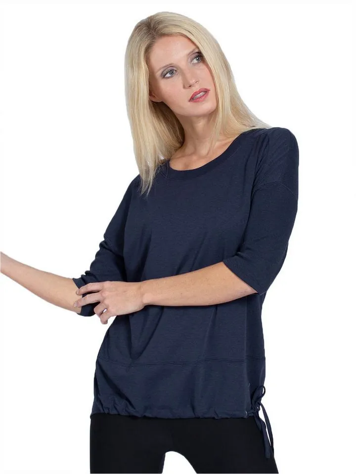 Magadi Magadi Yogashirt Sara aus weichem Naturmaterial, Blau, – Produktbild 1 von 5